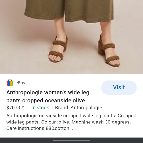 Anthropologie Oceanside wide leg pants - Picture 2 of 4